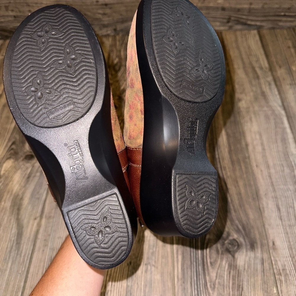 Alegria Natalee Cognac and Roses Bootie - Picture 7 of 10